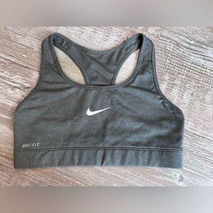 Nike Dri Fit grey sports bra XS